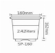 Home Garden Plastic Flower Pot, Horticultural Planting Pot