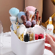 Rotatable Brush Holder 24cm Height Clear Acrylic with Lid Makeup Container Ci23198