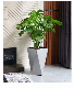  Western Table Decorative Flower Plastic Pots for Succulents Herbs Plants Tall Square Planter for Outdoor Indoor Ceramic Pots (SJ07-4)