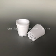  5.5*5.5cm Small White Black Deep Tall Round Succulent Cactus Nursery Flower Pot Planter