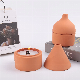Wedding Candle Cup Nordic Matte Ceramic Candle Vessels with Lid