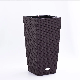  Plant Pots Planters Plastic Flower Pots Garden Rattan Flower Wholesale Outdoor Used with Flower/Green Plant Round Shape Modern (HG-TB04)