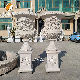  White Large Garden Stone Planter Carved Marble Flower Pot for Sale