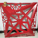  Building Material Red Color Custom Laser Cut Decorative Facade Curtain Wall Panel Terracotta Panel Wall Panels Exterior Cladding (CW-02)