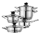  Cooking Tools 9 PCS Stainless Steel Cookware Set Health Pot