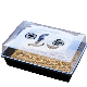 Foil Greenhouse Succulent Flat Seed Tray Hydroponic Seedling Plants Transparent Cover Ci24792