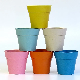  Wholesale Cheap Bamboo Fiber Plastic Small Round Indoor Flower Plant Planter Pot