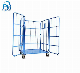 Supermarket Storage Cage Warehouse Big Folding Roll Container manufacturer