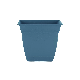  Square Planter Saucer Indoor Outdoor Plant Vegetables Herbs Slate Blue Flower Pot