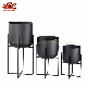 Table Metal Flowerpot Indoor Home Decoration Planter