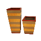 Composite Fiber Glass Fiberglass Tall Flower Pots Planter Box
