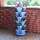  Hydroponic Planting Vertical Stackable Tower Vegetable Flower PP Pot
