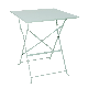  Rust Proof Casual Metal Patio Garden Bistro Folding Square Dining Coffee Table Outdoor Furniture