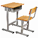  School Furniture Wooden Single Student Study Desk/Table with Chair for Perschool Classroom