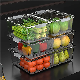 Pet Food Grade Clear Fridge Storage Container with Lids