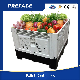  Supermarket Display Using Fresh Vegetable and Fruit Vented Plastic Foldable Crate / Box / Basket for Storage and Distribution