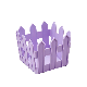  Color Plastic Desktop Fence Flower Pot (KD1141)
