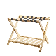  Bamboo Collapsible Luggage Rack Bedroom Storage Rack
