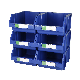 Stackable Storage Picking Boxes Hardware Storage Bins for Industrial Warehouse/Garage Tool Parts