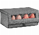 Pack Stackable Fabric Closet Storage Boxes Bins Shoe Storage
