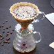  360ml 600ml Heat-Resistant Coffee Jug V60 Coffee Drip Kettle Water Bottle Barista Glass Server Coffee Pot