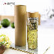  Double Wall Tea Bottle with Stainless Steel Filter and Bamboo Lid Travel Mug