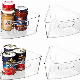  Clear Transparent Plastic Corner Kitchen Cabinet Storage Bins