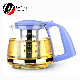  Factory Cheap Price Heat-Resisting Glass Tea Pots/Teapots with Infuser
