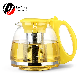 Cheap Price Factory Supply 1100ml Clear Glass Teapot with Scale manufacturer
