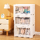  Foldable Plastic Storage Box Folding Closet Collapsible Organizer Portable Wardrobe Sundries Stackable Storage Cabinet