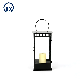  Morden Design Black Hardware Metal with Half-Mirror Candle Lanter Hanging and Frame Home Decorative Candle Lantern