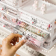  Transparent 2-Layer Desktop Drawers Plastic Cosmetics Crystal Makeup Organizer Storage Box