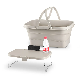  Outdoor Collapsible Multipurpose Storage Baskets Folding Picnic Basket with Table Lip