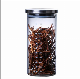  Eco Coffee Glass Storaged Bottles Food Canister for Kitchen Containers Jar with Lid Box Spice Tea Coffee Bean Vacuum Bowl
