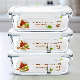  Glass Storage Container Box with Lid for Food Airtight Lunch Box Leakproof