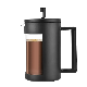  2023 Hot Sale Muti-Color Heat Resistant Tea Maker Coffee Pot Glass Plunger Cafetiere Coffee Maker French Press