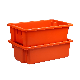  Supermarket Storage Delivery Turnover Box Stackable Nestable Plastic Storage Tote Fish Box