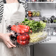  Kitchen Clear Fridge Bins Clothing Refrigerator Organizer Freezer Food Meat Storage Box Bins Cabinet Pantry