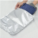 Foldable Compressed Compression Plastic PE Clothing Zipper Vacuum Bag