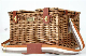 OEM Outdoor Wicker Cane Rattan Storage Picnic Basket