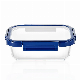  Airtight Storage Containers Portable Microwave Bento Glass Lunch Box