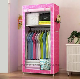  Modern Simple Wardrobe Household Fabric Folding Cloth Ward Storage Assembly King Size Reinforcement Combination Simple Wardrobe (FW-31C)