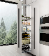  Steel Flat Wire Kitchen Storage Heavy Duty Soft Tall Unit