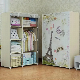  Modern Simple Wardrobe Household Fabric Folding Cloth Ward Storage Assembly King Size Reinforcement Combination Simple Wardrobe (FW-27D)