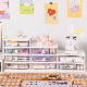 Transparent 5-Layer Desktop Drawers Plastic Cosmetics Crystal Makeup Organizer Storage Box manufacturer