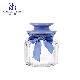  650ml Embossed Glass Food Storage Canister Glass Jar Glass Bottle with Glass Lid Kitchen Food Container Nuts Candy Chocolate