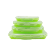  Cheap Silicone Collapsible Foldable Microwavable Lunch Box Food Storage Container