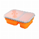 a-051h2020 Orange Silicone Food Storage Box