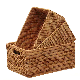  Eco-Friendly 3 Pieces Rattan Basket Sets with Handle Household Solutions