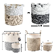  Hand Made Soft Foldable Woven Cotton Rope Storage Basket